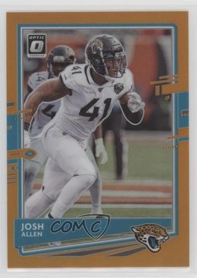2020 Panini Donruss Optic Orange Prizm 47/199 Josh Hines-Allen Allen #49 ew1