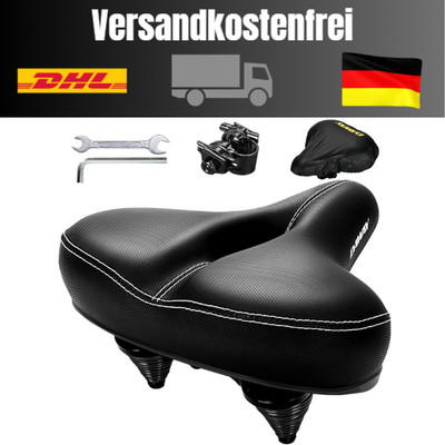 DAWAY C30 Fahrradsattel Extra Breit Memory Foam Universal