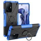 For Xiaomi 11T / 11T Pro 5G Case, Slim Shockproof Ring Armor Stand Phone Cover