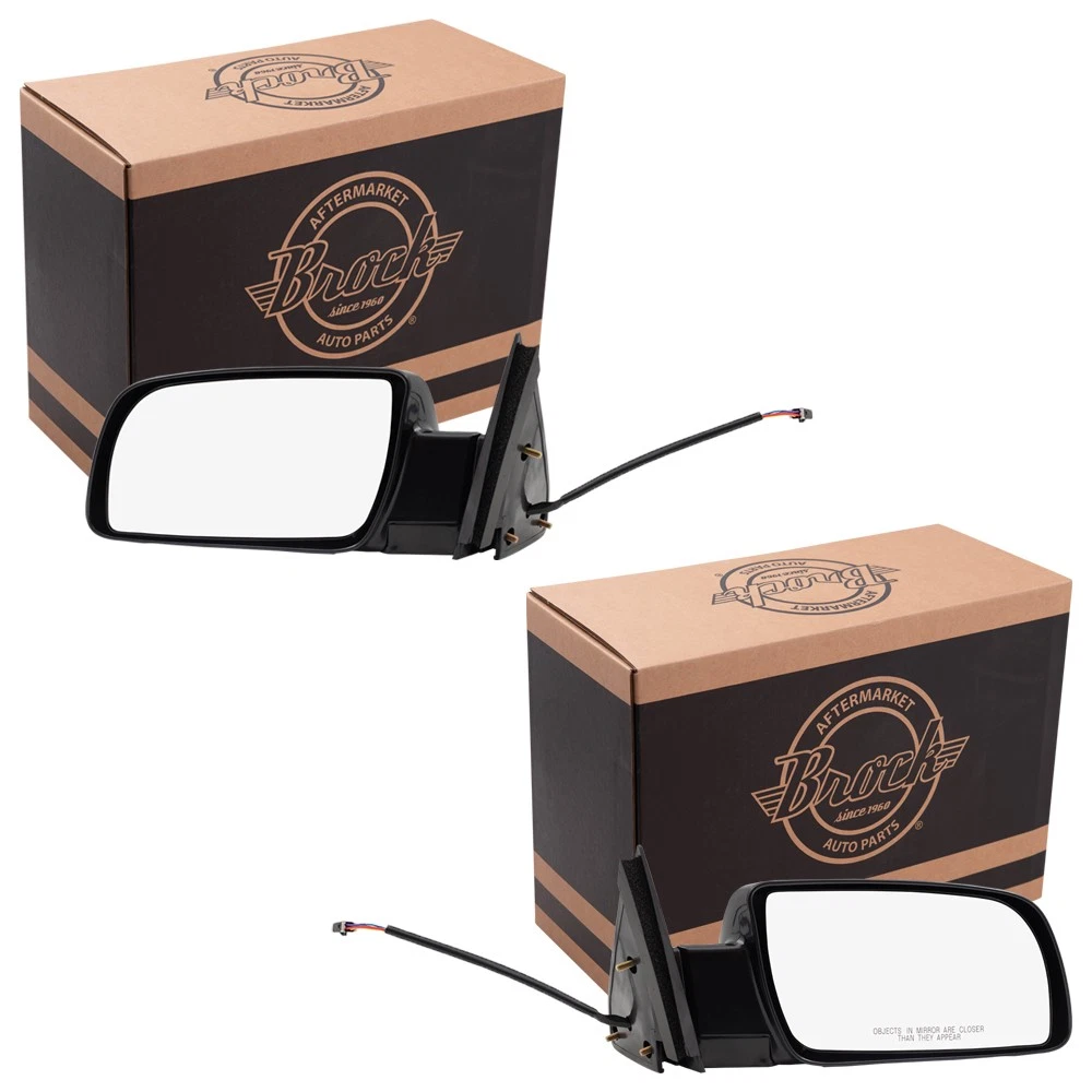 Power Mirror For 1988-1999 C1500 Standard Type Plastic Base Manual Fold Set
