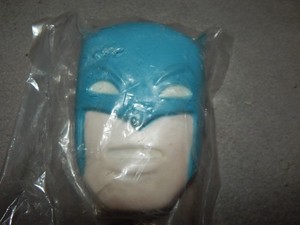 Vintage Plastic 2 Piece Batman Cake Topper? NIP Estate Find