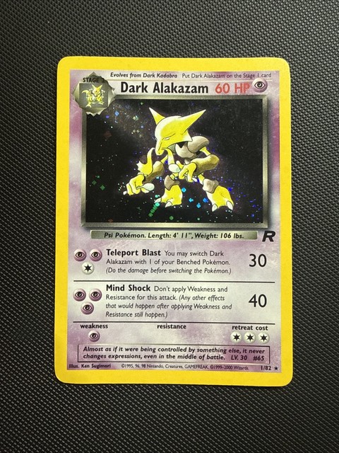Dark Alakazam #1 (Team Rocket (2000))