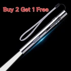 1000 Lumens USB Rechargeable Mini LED Flashlight Stainless Steel Pen Light US