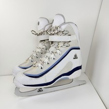 Jackson Softec Ice Skates Women s Size 8 White Blue Figure Recreational