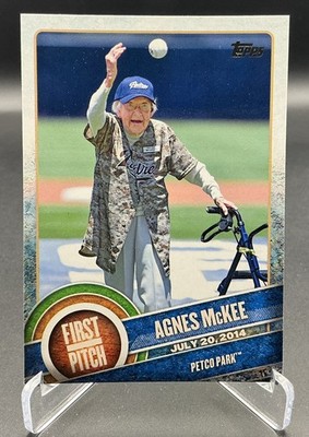 2015 Topps Series 1 - First Pitch Agnes McKee #FP-06
