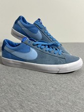 Nike SB Blazer Low GT Shoes Mens Size 13 Blue Suede Grant Taylor DC7695-400