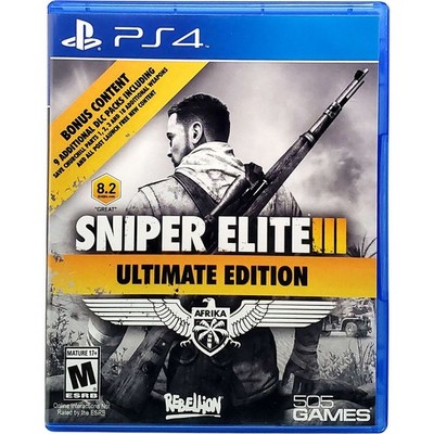 Sniper Elite III Ultimate Edition - Sony Playstation 4 PS4 3 Pristine