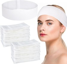 150 Pieces Disposable Hairband for Women, Non-woven Fabric Spa