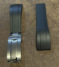 20mm OysterFlex Genuine Rubber Strap, E-E 350501 With Buckle.