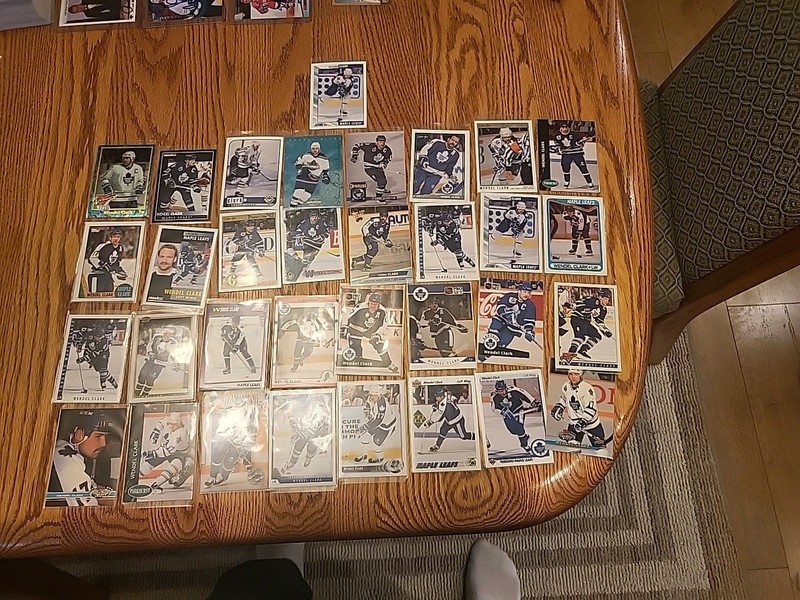 Wendel Clark NHL hockey Lot (33) Different Cards