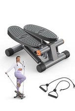 Niceday Stepper per Esercizio, Stepper per Scale con Fasce di Resistenza, Mini Stepper