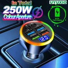  USB C Car Phone Charger Adapter Dual PD with Voltage Display Super