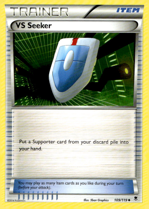 VS Seeker 109/119 Uncommon Regular XY - Phantom Forces LP