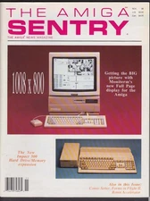 AMIGA SENTRY Gold Disk Comic Setter Magellen Moniterm Viking Imact A500 11 1988