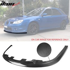 Fits 06-07 Subaru Impreza Wrx Sti Front Bumper Lip Spoiler Pp Carbon Fiber Print Fits 06-07 Subaru Impreza Wrx Sti Front Bumper Lip Spoiler Pp Carbon Fiber Print