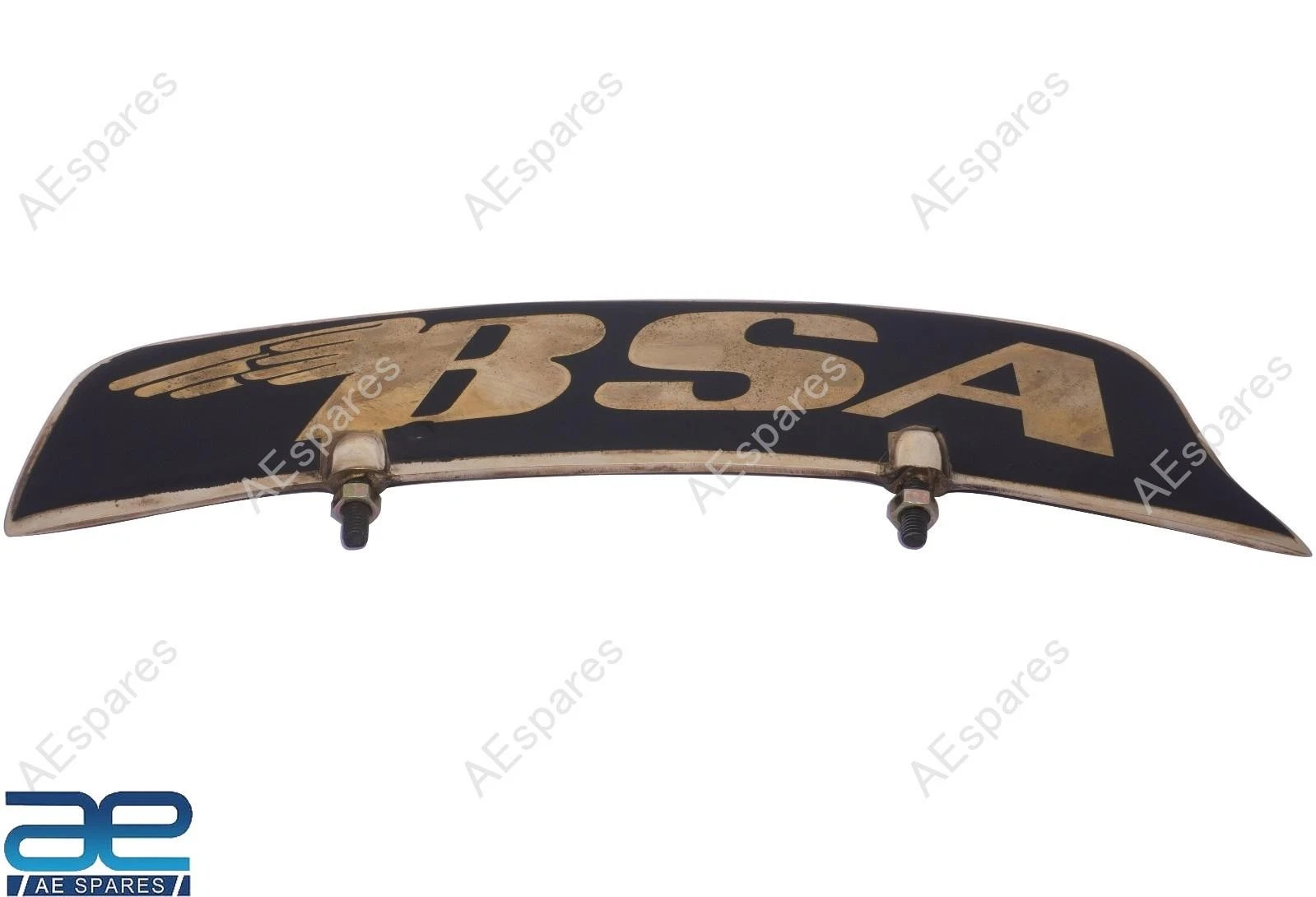 For BSA All Model Motorcycles Front Mudguard Number Plate Brass view 6