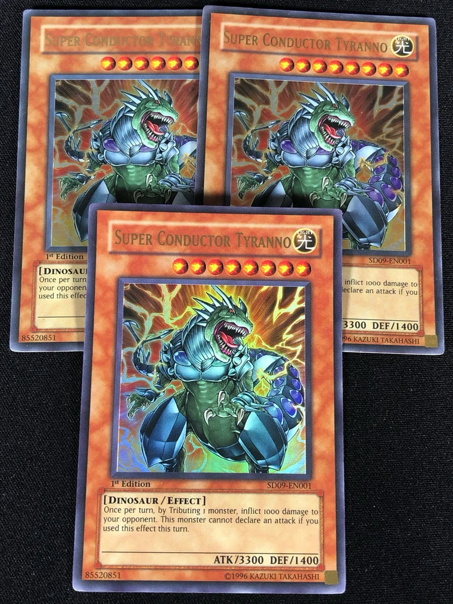 Super Conductor Tyranno SD09-EN001 Structure Deck: Dinosaur's Rage