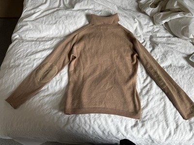 Camelfarbener Kaschmir Polokragen. Top Zustand. Größe 12. Pure Collection