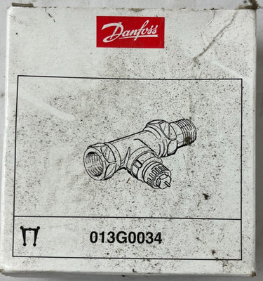 Danfoss RA-N 15 1/2 Radiator Valve 013G0034 Straight PN10 New Spare Unit