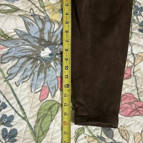 Stan Herman Studio Men's Brown Suede Leather Button Front Lined Jacket XL image 15