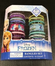Disney Frozen 15 Count Bangles Set Different Style/Color - New
