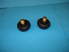 ROD HANDLE RUBBER BUTTONS THREADED TO SUIT VINTAGE FISHING RODS