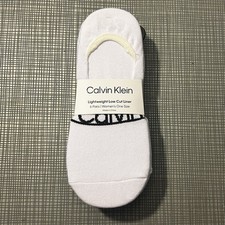 Calvin Klein Women  s 6 Pack One Size Lightweight Low Cut Liner Sock