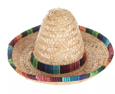 Straw Doll Sombrero Hat   Doll Accessory   New Craft Item Various Sizes