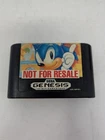 SONIC THE HEDGEHOG Not For Resale - Sega Genesis, Cartridge Only