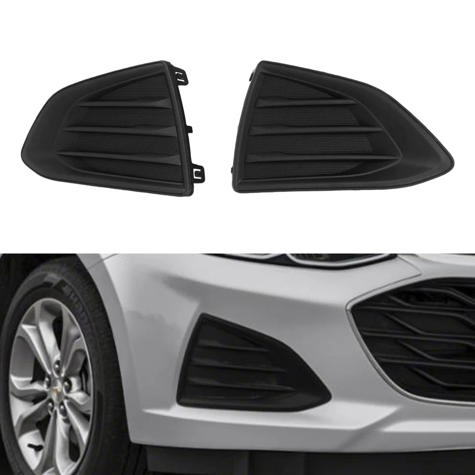 Front Left+Right Bumper Fog Light Cover for Chevrolet Cruze L LS LT 1.4L/LT 2019 Foto 2 de 4