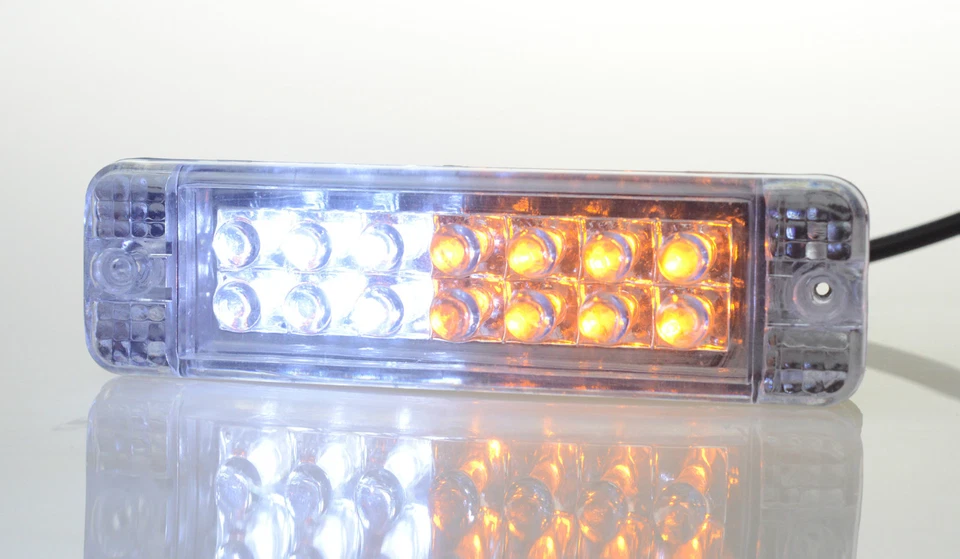 PAIR of LED Indicators, Signals + DRL or Park lights For ARB Bullbars 135 x 38mm - Image 2 of 4