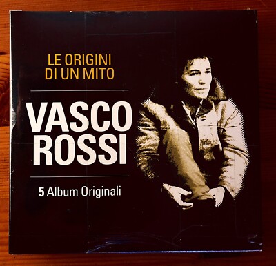 VASCO ROSSI Die Ursprünge eines Mythos - Box mit 5 CDs versiegelt!!! 