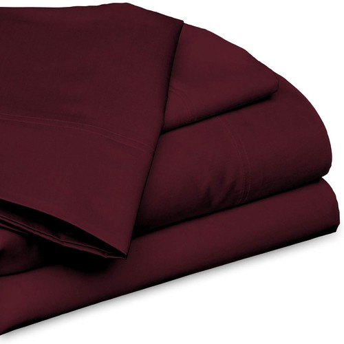 Prime Duvet Collection Egyptian Cotton AU Sizes Select Item Wine Solid - Picture 12 of 21