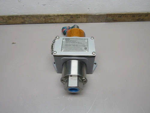 CCS 646GZE11-7011 CUSTOM CONTROLS PRESSURE SWITCH, 20-150PSI 125/250/480VAC