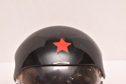 Air Force Motorcycle Helmet Dual Visors Black, One size fits all Fighter Pilot - Foto 7 di 14