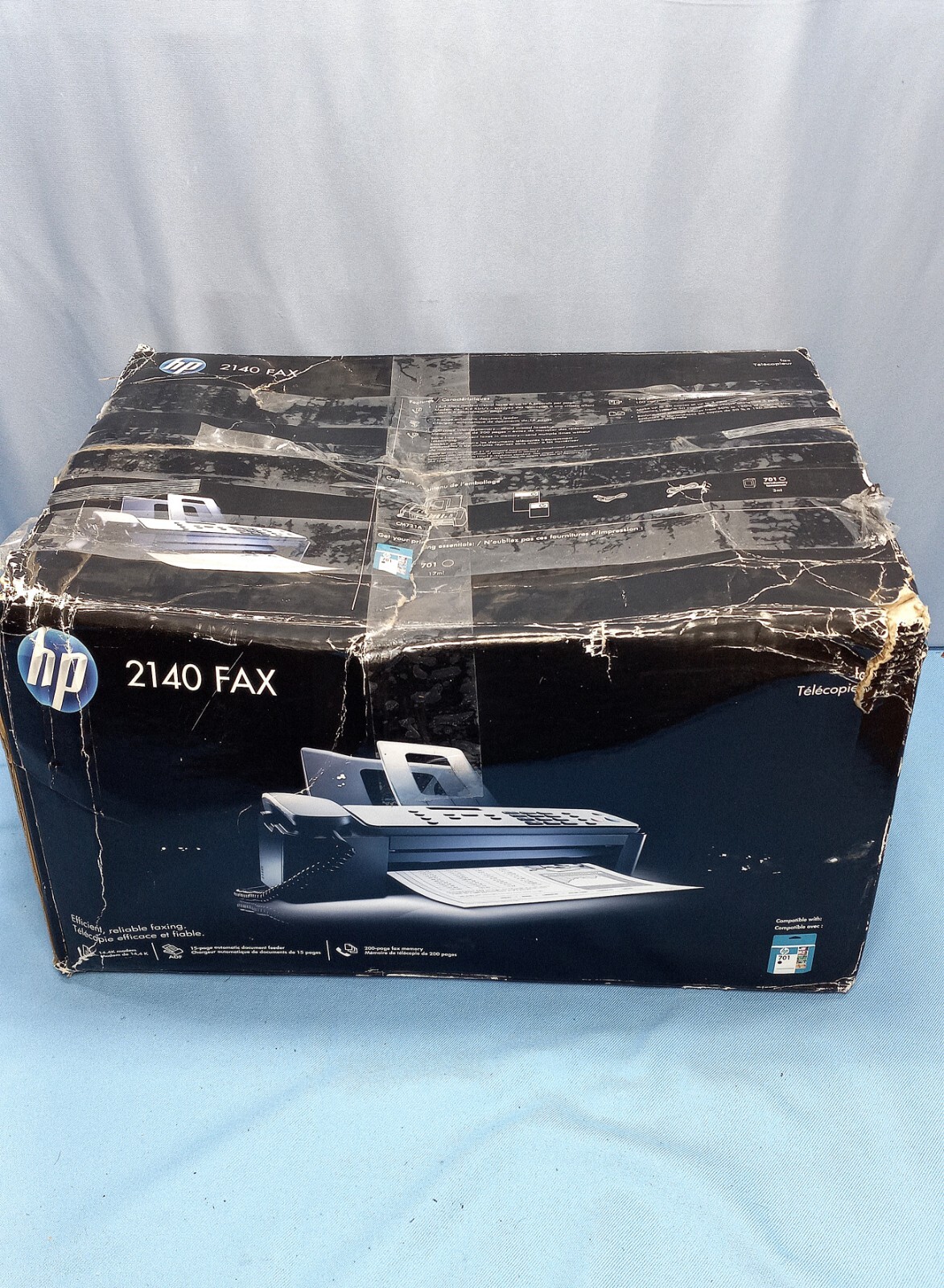 HP 2140 PROFESSIONAL QUALITY PLAIN-PAPER FAX COPIER New Open Box ...