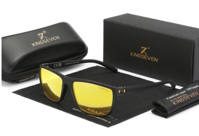KINGSEVEN 2024 Polarized Sunglasses Square Frame Sun Glasses 100% UV400 #4 New