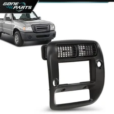 Fit For Explorer Ranger Center Dashboard Radio Panel Ac Heater Vent Trim Black