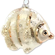 Aquarium Fish  Sea Ocean Blown Glass Ornament Christmas Tree Decoration Holiday