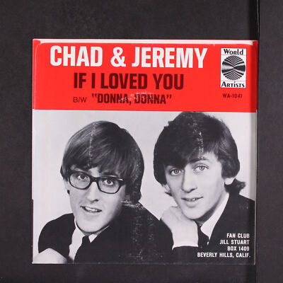米7” Chad &amp; Jeremy If I Loved You WA1041 World Artists (4) /00080 Chad & Jeremy,World Artists1041,