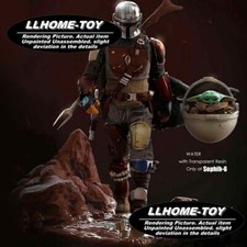 Mandalorian Baby Yoda Resin 1:6 Model Kit Unpainted 3d Print GK Statue Figure