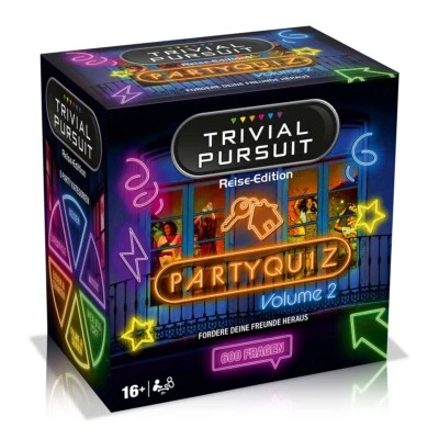 Trivial Pursuit Partyquiz Vol 2 Deutsche Version 600 Fragen ReiseEdition Quiz - Bild 1 von 4