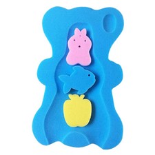 Baby Bath Sponge Infant Bath Cushion Body Support Foam Bathroom Shower Mat