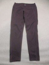 Uniqlo Size L Women Burgundy High Rise Pull On Athletic Compression Leggings 308