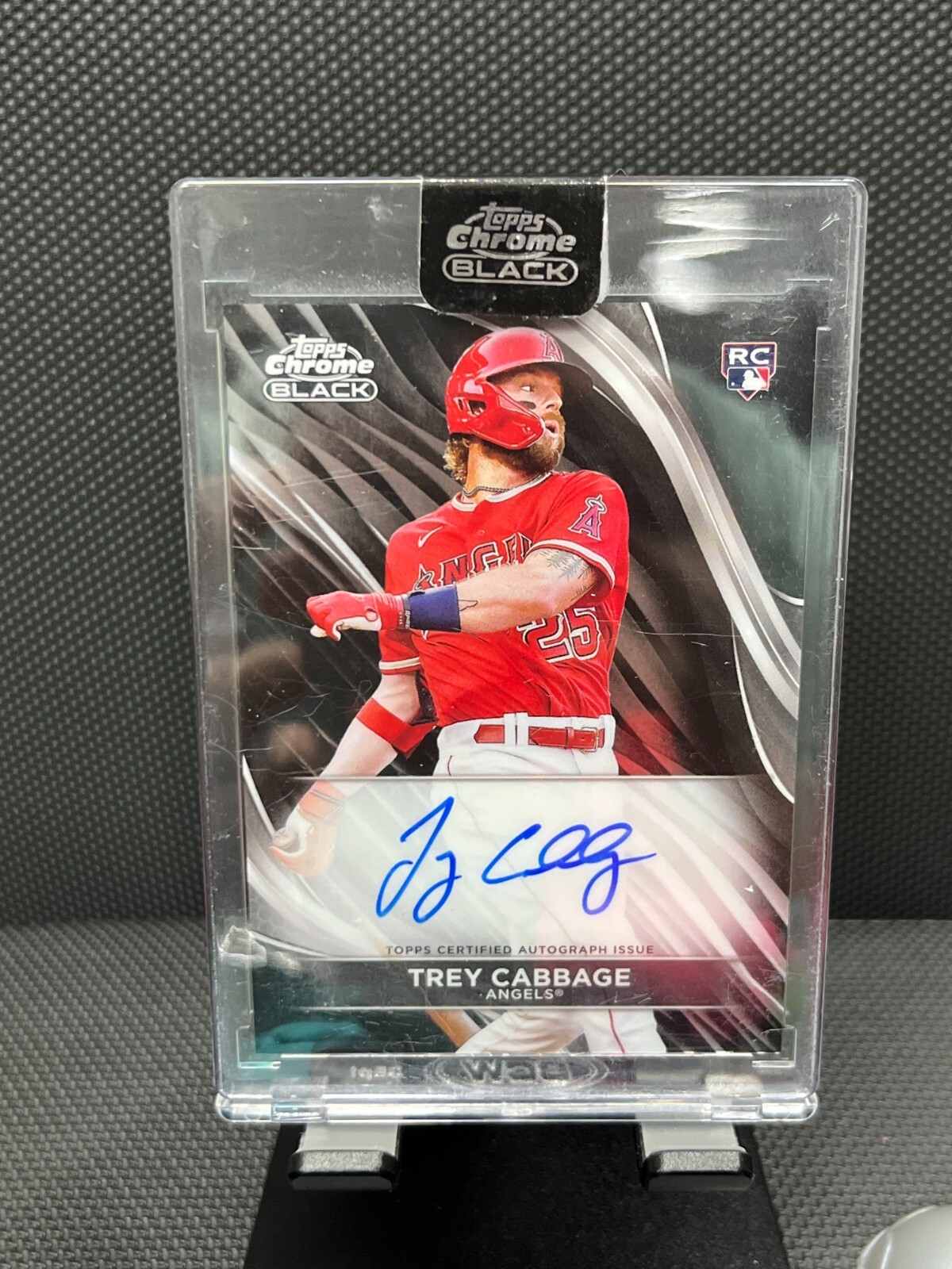2024 Topps Chrome Black Trey Cabbage Base RC Autographs #CBA-TC Angels