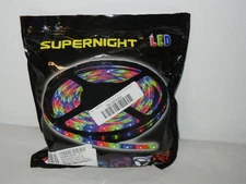 SUPERNIGHT 16.4 FOOT WATERPROOF FLEXIBLE LED LIGHT STRIP 300 LIGHTS COLOR CHANGE