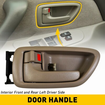 Inside Gray Left Driver Door Handle for 01-07 Sequoia 04-06 Tundra