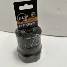 Evercraft 2–1/2”  6 Point Rounded Hex Wheel Bearing Lockout Socket 1/2” Dr. New