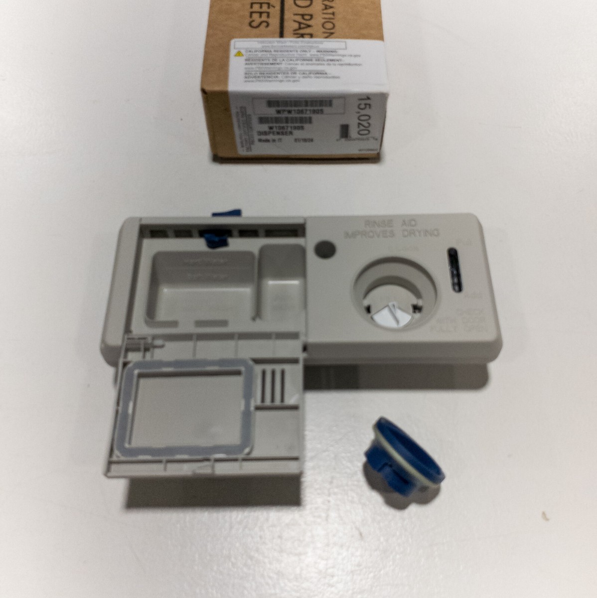 Whirlpool w10671905 Dishwasher Detergent Dispenser | eBay