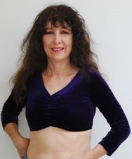 Velvet 3/4 Sleeve Choli